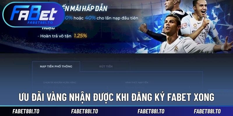 Nhận ưu đãi hấp dẫn khi newbie đăng ký thành công